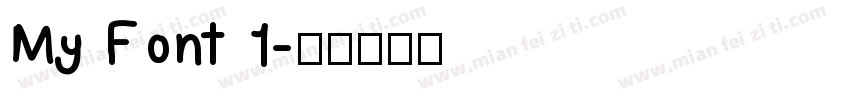 My Font 1字体转换